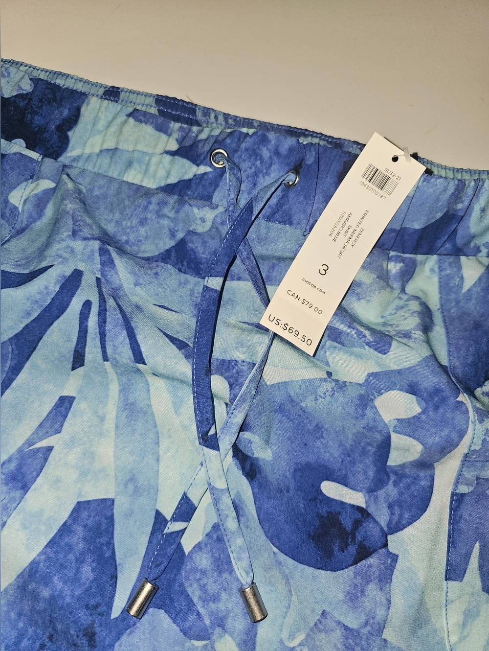 NWT Chico's Zenergy | Printed Neema Skort in UPF 50+ Fabric SZ 3 - Picture 2 of 6